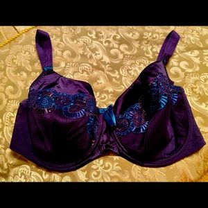 Pretty Purple Elomi Bra 40G 40I US